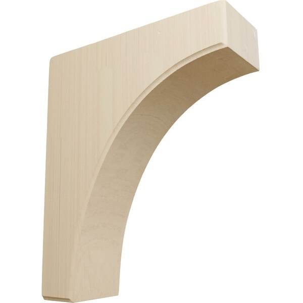 Ekena Millwork 3 1/2"W x 10"D x 12"H Clarksville Bracket, Rubberwood BKTW04X10X12CVRW - main